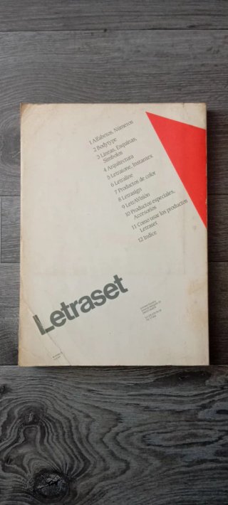 Libro Letraset manual para diseño gráfico