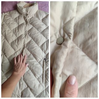 Moncler Piumino Beige Taglia L/XL
