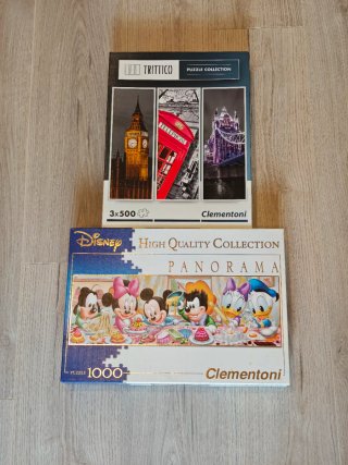 Pack 2 Puzzles Clementoni: Londres y Disney