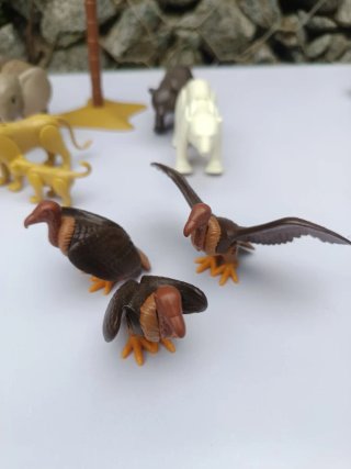 Lote animales Playmobil: hipopótamos, elefantes, l