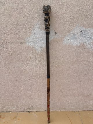 Bastón desmontable decorado