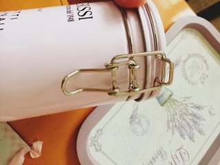 Set decorazione vintage per cucina in pastello