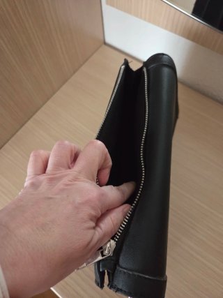 Bolso de hombro negro Zara