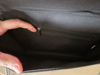 Bolso de hombro negro Zara