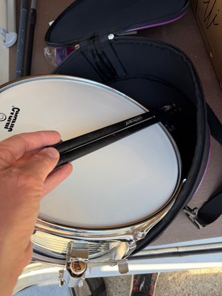 Caja de banda Jinbao 1057 con funda y baquetas