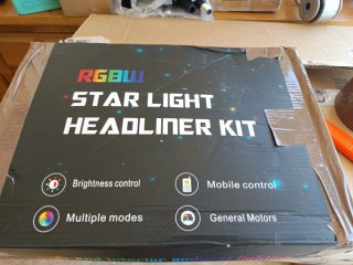RGBLU star light headliner kit