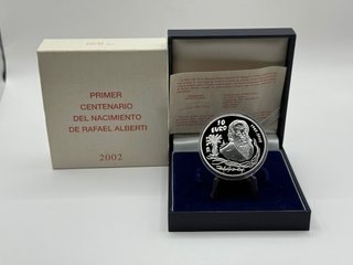 Proof 10 euro España 2002 - Rafael Alberti