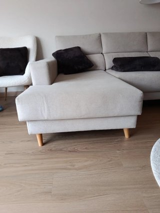 Sofá Chaise Longue Banak Beige
