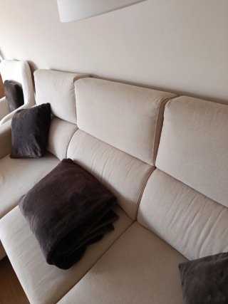 Sofá Chaise Longue Banak Beige