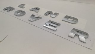 EMBLEMA DELANTERO O TRASERO LAND ROVER CROMADO