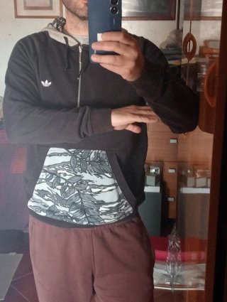 Felpa con cappuccio Adidas unisex
