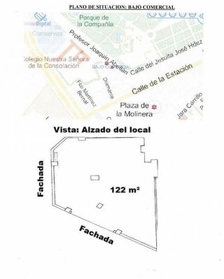 Local comercial en venta en Molina de Segura ciudad en Molina de Segura