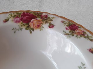 Plato 20cm para sopa Royal Albert Old Country Rose