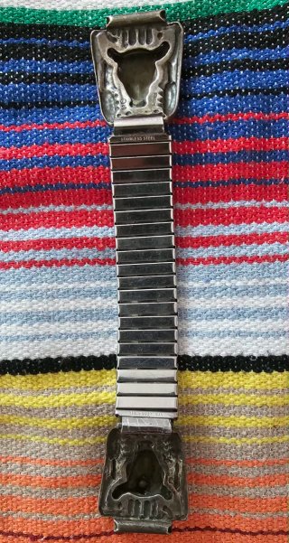 Pulsera Reloj Plata Navajo M. Thomas