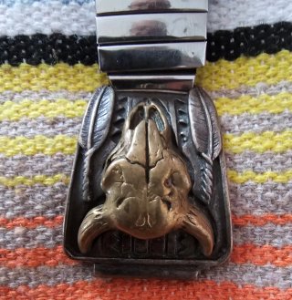 Pulsera Reloj Plata Navajo M. Thomas