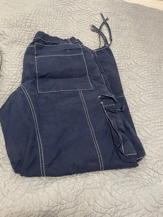 Pantalón Oversize Azul