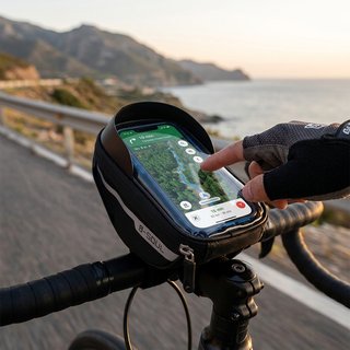 Bolsa Cuadro Bici Impermeable Soporte Móvil