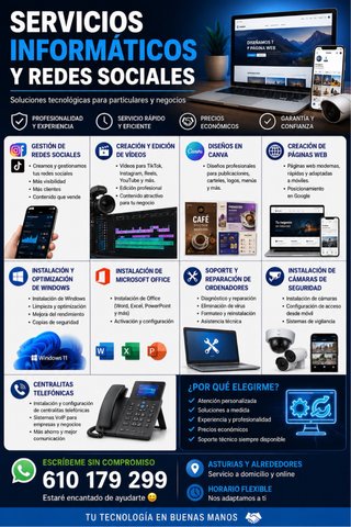 SERVICIOS INFORMÁTICOS Y REDES SOCIALES