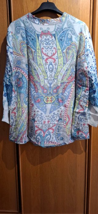 Camiseta estampada multicolor