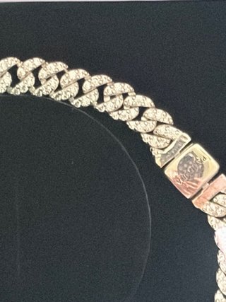 Pulsera Pandora estilo Cuban Plata talla 20