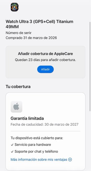 NUEVO Apple Watch Ultra 3 49mm