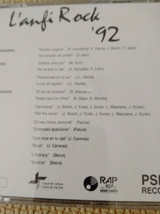 CD L'anfi Rock '92 - Parets del Vallès (recopilato