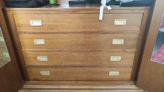 Armario de madera maciza 241x208x60