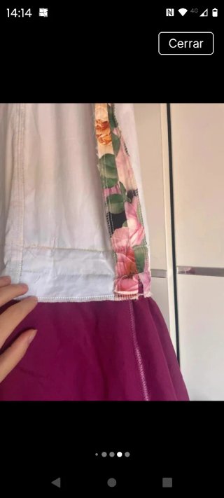 Vestido de flamenca floral
