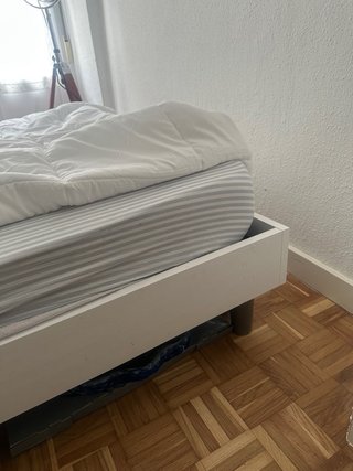 Estructura Cama Conforama 150x190 + Canapé Fijo