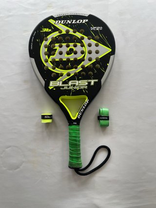 Pala de pádel Dunlop Blast Junior +2 overgrip