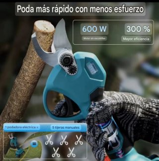 Tijeras Eléctricas Recargables (2 Baterías)