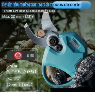 Tijeras Eléctricas Recargables (2 Baterías)