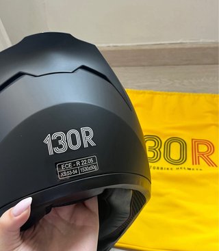 Casco Integral Moto 130R Negro Mate