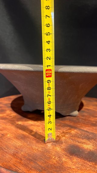 MACETA BONSAI YAMAAKI REDONDA TOKONAME JAPONESA