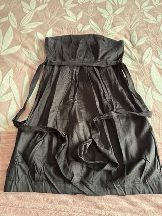 Vestido Bershka Negro sin tirantes