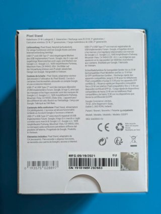 Google Pixel Stand 2ª Gen - Wireless 23W - Nuovo