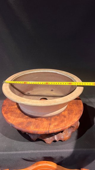 MACETA BONSAI YAMAAKI REDONDA TOKONAME JAPONESA
