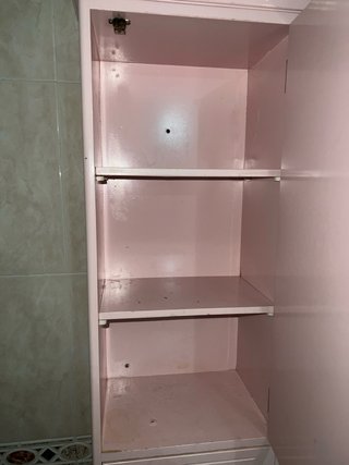 Columna de baño en madera maciza