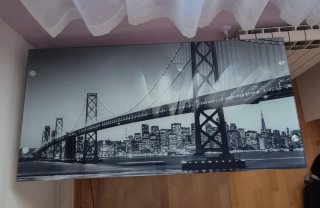 Mesa escritorio cristal con cajonera BUEN ESTADO