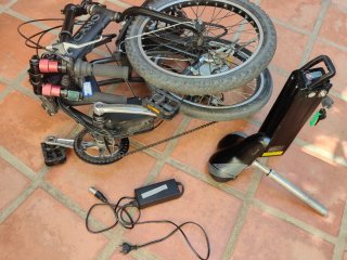 Bicicleta Eléctrica Tucano Alu.Pleg.Autonomia 40 k