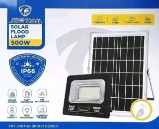 Faro Solare LED JORTAN 500W con Telecomando