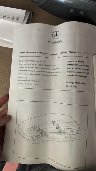 Baúl Mercedes Benz Original