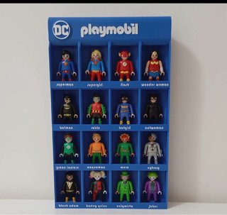 Expositor Playmobil DC Comics Figuras