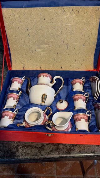 Juego de té/café vintage de porcelana