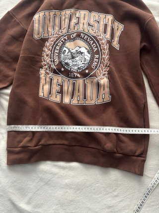 Sudadera oversize University Nevada XS