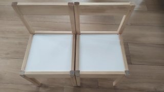 MESA Y 2 SILLAS INFANTILES IKEA LÄTT