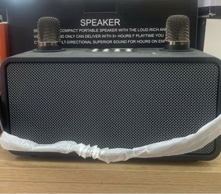 Altavoz Karaoke Portátil Negro