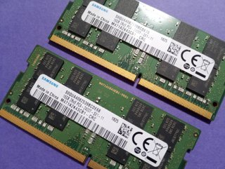 4 MODULOS 4x16=64 GB. RAM. DDR4 2400MHz SODIMM