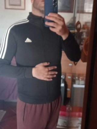Felpa con zip, unisex - Adidas