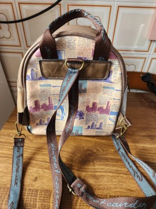 Mochila estilo japonés con estampado